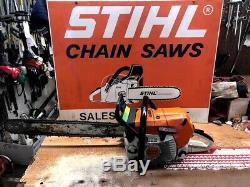 Stihl MS 441 Magnum Chain Saw 5 140 Compression Great Running Saw 25 Bar