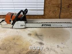 Stihl Ms460 Magnum Chainsaw 32 Inch Bar and Chain Good Condition and Runs Great