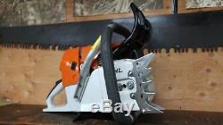 Stihl Ms660 Chainsaw Full Wrap Pro Safety Handlebar New Oem Piston With New Mete