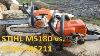 Stihl Ms 180 Vs Stihl Ms 211 Cutting Firewood