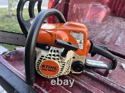 Stihl Ms 180c Chainsaw Starts Runs Cuts Oils And Brakes