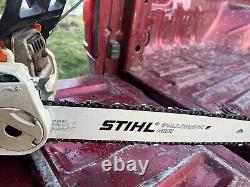 Stihl Ms 180c Chainsaw Starts Runs Cuts Oils And Brakes