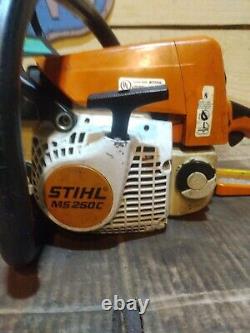 Stihl Ms 250c Chainsaw Fast Free Shipping