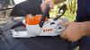Stihl Msa 120 C Chainsaw Review Lithium Battery Powered Tool Free Chainsaw Features