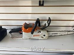 Stihl Msa 120c Electric Chainsaw With Charger & Battery Used