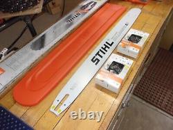 Stihl OEM 28 Pro Bar 2 Chain & Cover 3/8.050 91DL 3003-000-8838 33RS #GL-VO2E