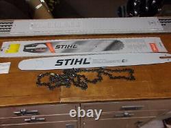 Stihl OEM 28 Pro Bar 2 Chain & Cover 3/8.050 91DL 3003-000-8838 33RS #GL-VO2E