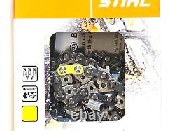 Stihl OEM 3003 008 6821 20 Bar & (2) 26RS-81 20 Yellow PRO Full Chisel Chains