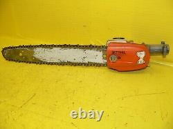 Stihl Pole Saw Gear Head Assembly with 14 Bar and Scabbard Round Drive Tube
