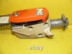 Stihl Pole Saw Gear Head Assembly with 14 Bar and Scabbard Round Drive Tube