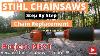 Stihl Pole Saw Step By Step On Chain Replacement