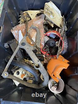 Stihl chainsaws and parts lot