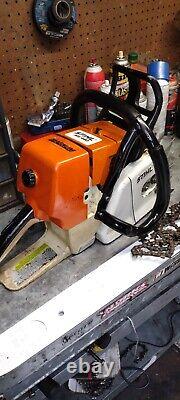 Stihl ms460 magnum chainsaw with 32inch sandvik bar sharp chain runs good