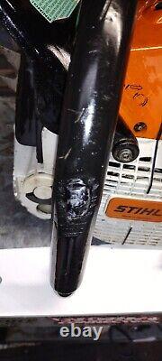 Stihl ms460 magnum chainsaw with 32inch sandvik bar sharp chain runs good