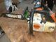 Stihl ms 200t Excellent condition runs smooth top handle trim chain saw climbin
