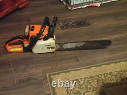 TWO stihl ms250 chainsaw With A 20in Bar &Chain
