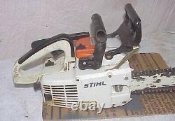 Used STIHL 009L Electronic QuickStop Chainsaw Top Handle Arborist Chain Saw 14
