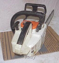 Used STIHL 009L Electronic QuickStop Chainsaw Top Handle Arborist Chain Saw 14