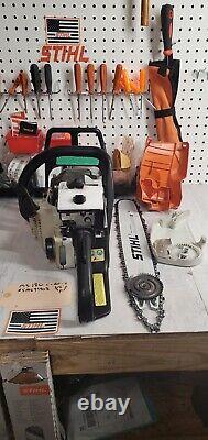 VERY NICE Stihl MS180-CBE-Z Saw w 16 Bar and Chain ONE YEAR WARRANTY FREE SHIP