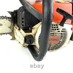 VTG 90's Stihl 026 Chainsaw Vintage Saw with 20 Bar and Chain Parts Only