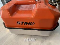 Vintage Chainsaw 1987 Stihl Blitz USMC Metal Chainsaw Gas Fuel Can Minty