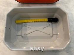 Vintage Chainsaw 1987 Stihl Blitz USMC Metal Chainsaw Gas Fuel Can Minty