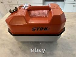 Vintage Chainsaw 1987 Stihl Blitz USMC Metal Chainsaw Gas Fuel Can Minty