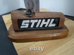Vintage Chainsaw STIHL Chainsaw Store Display SIGN RARE PIECE Harware
