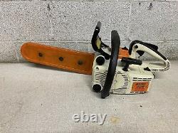 Vintage STIHL 009 Electronic Stop Chainsaw Top Handle Arborist Chain Saw RUNS