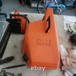 Vintage Stihl 015l Chainsaw Chain Saw 015 L Top Handle Saw With Case L$$k