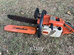 Vintage Stihl 031 AV Chainsaw Made In West Germany Farm Boss Scabbard