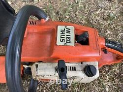 Vintage Stihl 031 AV Chainsaw Made In West Germany Farm Boss Scabbard