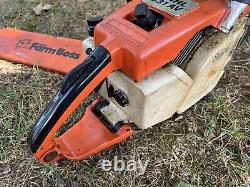 Vintage Stihl 031 AV Chainsaw Made In West Germany Farm Boss Scabbard