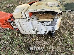 Vintage Stihl 031 AV Chainsaw Made In West Germany Farm Boss Scabbard