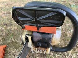 Vintage Stihl 031 AV Chainsaw Made In West Germany Farm Boss Scabbard