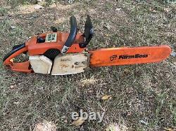 Vintage Stihl 031 AV Chainsaw Made In West Germany Farm Boss Scabbard