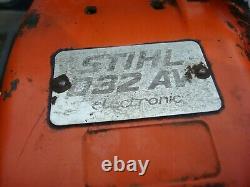 Vintage Stihl 032 AV 51cc Chain Saw Power Head- Runs- Good Condition
