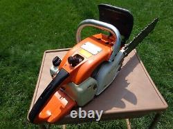 Vintage Stihl 032 AV Chainsaw, with 16 Bar and Chain, Made In West Germany