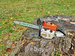 Vintage Stihl 041 AV Farmboss Chainsaw WATCH VIDEO under description antique