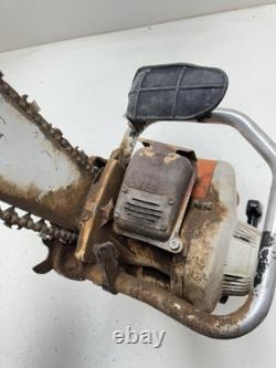 Vintage Stihl 08-S Chainsaw Bar & Chain RUNS ON STARTING FLUID! FREE SHIPPING