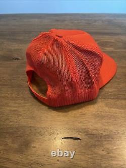 Vintage Stihl Chain Saws Patch Trucker Hat Snapback, Orange