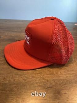 Vintage Stihl Chain Saws Patch Trucker Hat Snapback, Orange