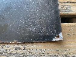 Vintage Stihl Chain Saws Tools Gas Service Motor Oil Pump Station Porcelain Sign
