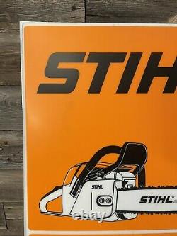 Vintage Stihl Dealership Sign Advertising Stihl Chain Saw Sign